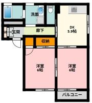 ルミエール萱野の間取り画像