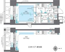 ZOOM江坂公園の間取り画像