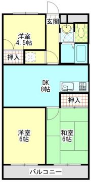 シャルルみずほの間取り画像