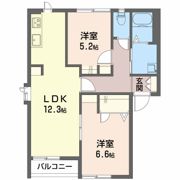 サニーフラットM Aの間取り画像