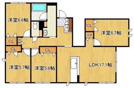 シャーメゾン新高田IIの間取り画像