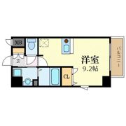 プレサンスOSAKA江坂の間取り画像