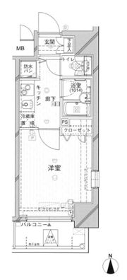スパシエアランシア亀戸の間取り画像