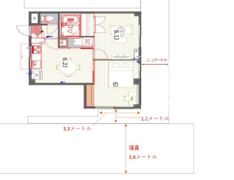 トーシンハイツ弦巻の間取り画像
