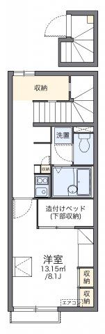 レオパレス藤の木Ⅱの間取り画像