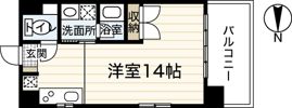 ハレルSA1ビルの間取り画像