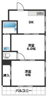 ニューサンハイツの間取り画像