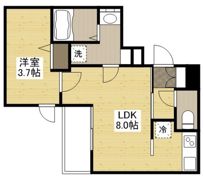 月光南観音八番館の間取り画像
