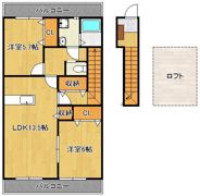 ヴィオーレ直方の間取り画像