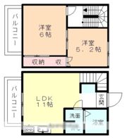 ラセーヌ紀ららの間取り画像