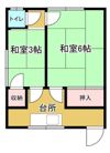 坪井アパートの間取り画像