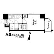 エスリード難波セントラルの間取り画像