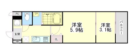 BASE青木の間取り画像