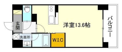 ウイングコート大州通りの間取り画像