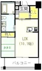 ロハス江坂の間取り画像