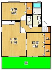 ドミール津田の間取り画像