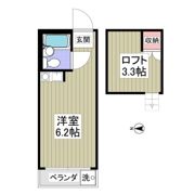 ペンション竹ノ塚の間取り画像