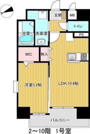 coex呉服町の間取り画像