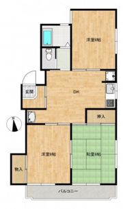フラッツ吉島東の間取り画像