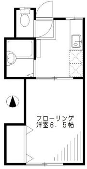 コーポなかみのの間取り画像