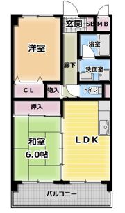 サンロイヤルの間取り画像