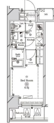 ラフィスタ川崎Ⅱの間取り画像