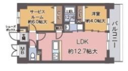 リンデンプラザ心斎橋の間取り画像