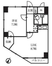 コスモリード国分寺の間取り画像