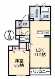 フォレナコート春日 B棟の間取り画像