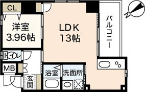 アールヴォレ楠木の間取り画像