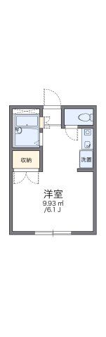 レオパレスラフィネの間取り画像