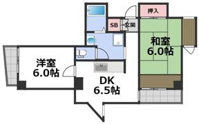 メゾンド勝山の間取り画像