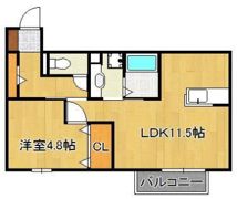 Oasis（オアシス）の間取り画像