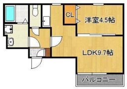グラシアス三萩野の間取り画像
