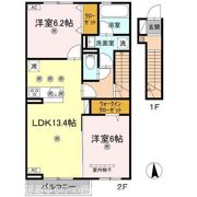 D-room SachiⅢの間取り画像