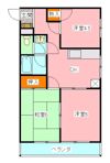 パールハイム市川の間取り画像