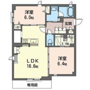 カーサ クオレールの間取り画像