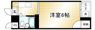 マンションカツマの間取り画像