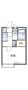 レオパレスきのした荘の間取り画像