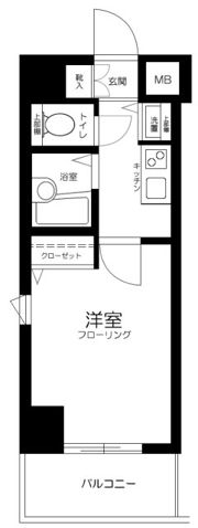 OLIO北千束の間取り画像