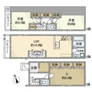 西ケ原戸建の間取り画像
