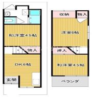 砂1丁目テラスの間取り画像