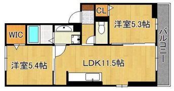 ルシオル鞘ヶ谷の間取り画像