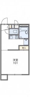 レオパレスハーモニー高川原の間取り画像