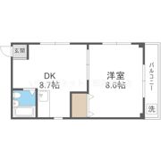 スタジオ・ラ・マンタ曽根の間取り画像