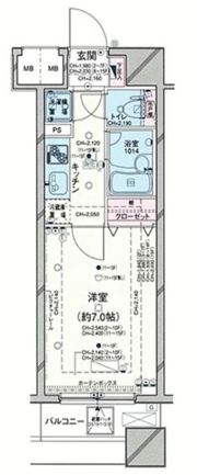 パレステュディオ池袋駅前の間取り画像