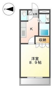グランディール下伊福の間取り画像