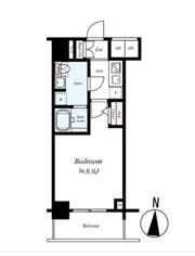 メインステージ亀戸Ⅲの間取り画像