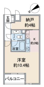 ユニーブル島津山の間取り画像