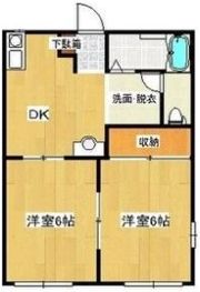 レジデンス北河原Aの間取り画像